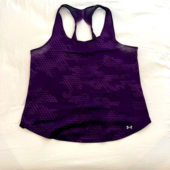 Under Armour Tops - Under Armour Dark Purple Athletic Tank - Size XL